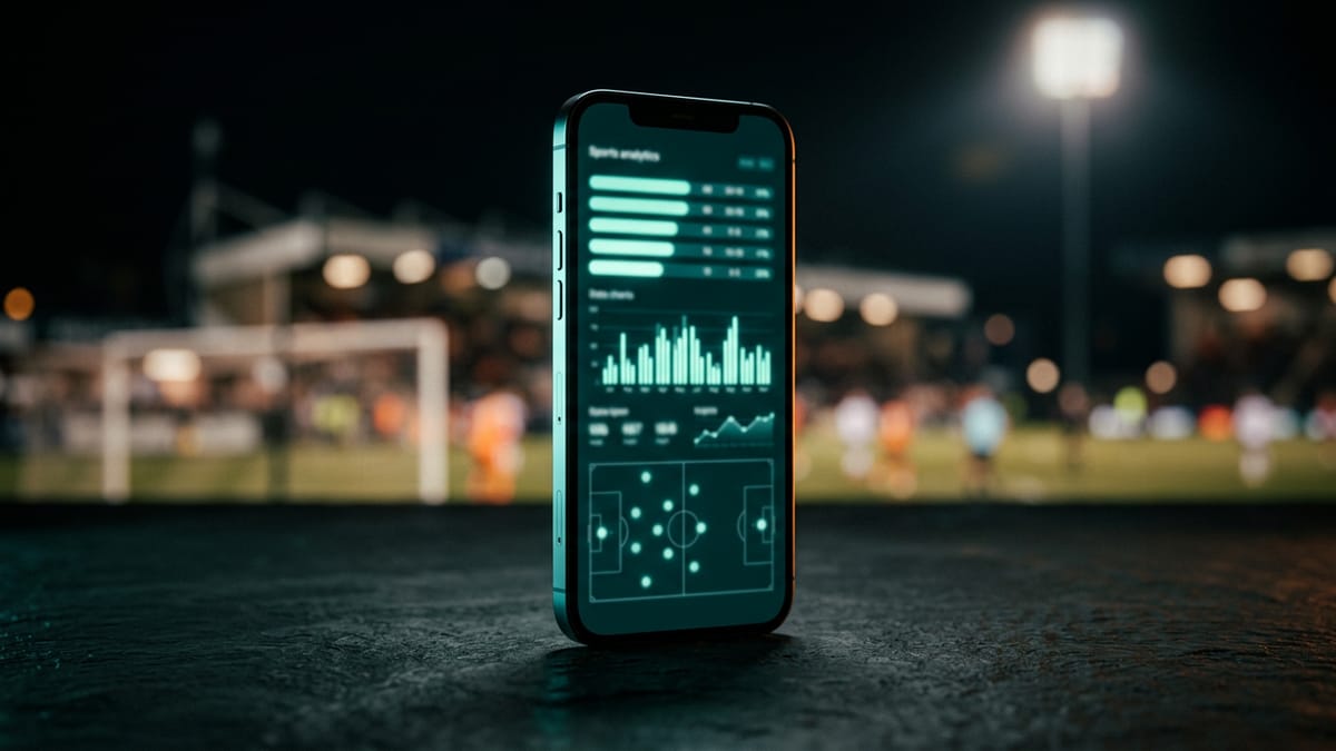 Cupom de apostas com linha de handicap asiático e placar de futebol no celular