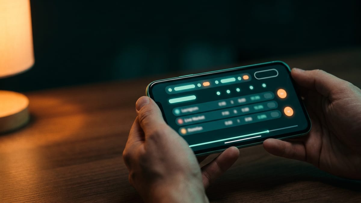 Apostas ao vivo na Betão com odds em tempo real pelo celular